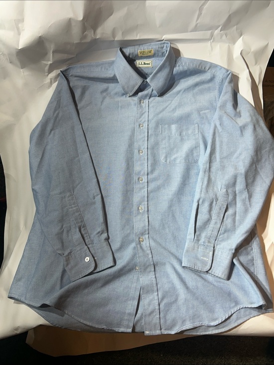 L.L. Bean Other - L.L. Bean Men’s Light Blue Oxford Button-Down Shirt